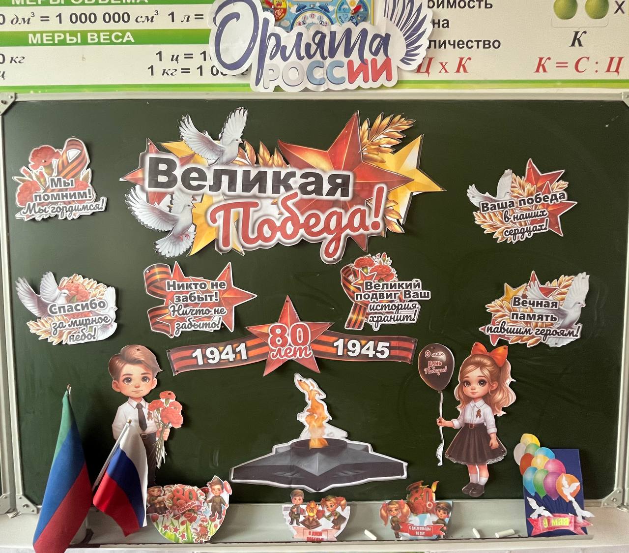 В преддверии 9 мая, в МКОУ «Вачинская СОШ» прошли мероприятия, посвященные 80- летию со Дня Победы в Великой Отечественной Войне.